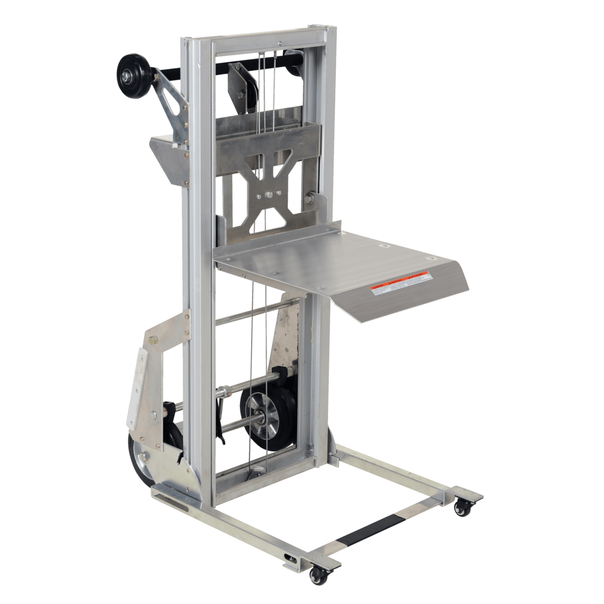 Vestil Aluminum Portable Load Lifter 32-7/16 In. x 12-1/8 In. x 44-15/16 In. 200 Lb. Silver PALL-200