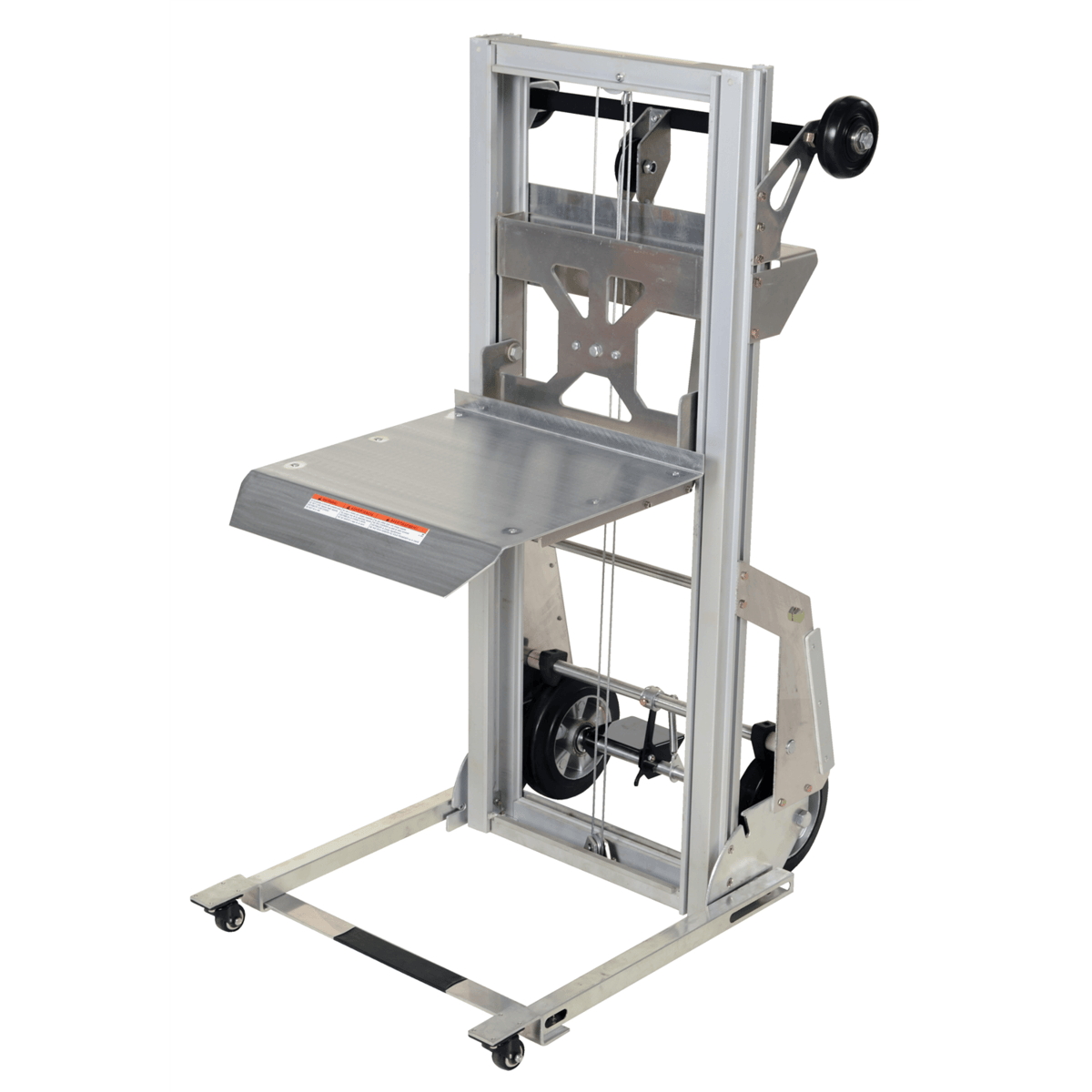 Vestil Aluminum Portable Load Lifter 32-7/16 In. x 12-1/8 In. x 44-15/16 In. 200 Lb. Silver PALL-200