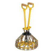 Vestil Steel Pail Lid Closing Tool for 5 Gallon Pail Yellow PLC-5