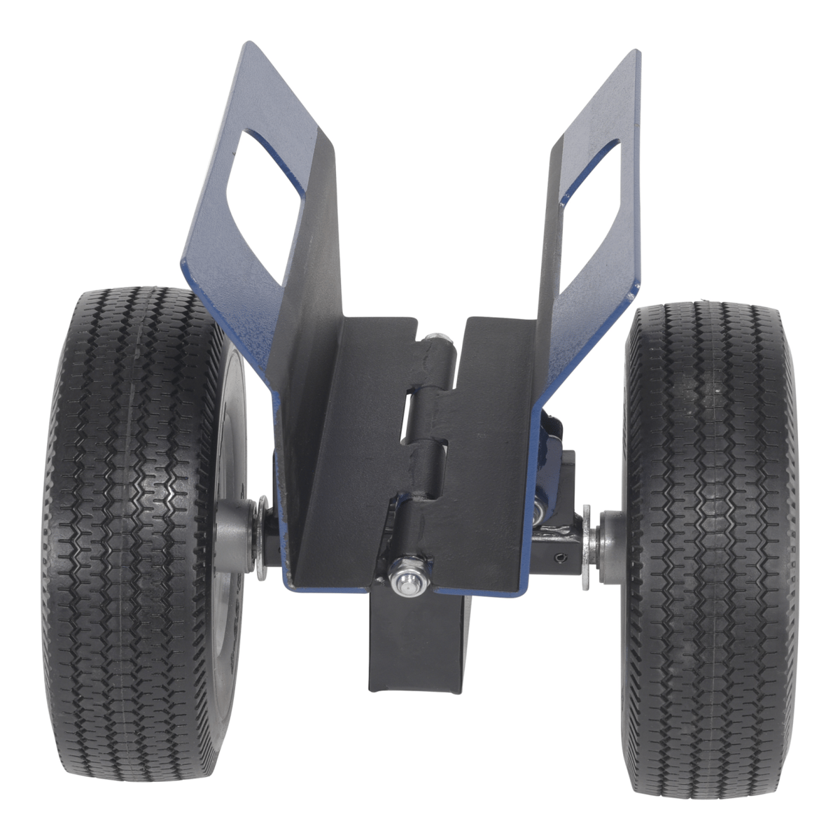 Vestil Steel HD Adj. Panel Dolly 10x2-1/2In Foam Filled Casters 12Inx12-13/16Inx13-1/4In 500Lb Blue