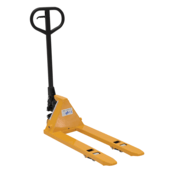 Vestil Steel Mini Hand Pallet Truck 45 In. x 15 In. x 45 In. 1100 Lb. Capacity Yellow PM1-1532-MINI