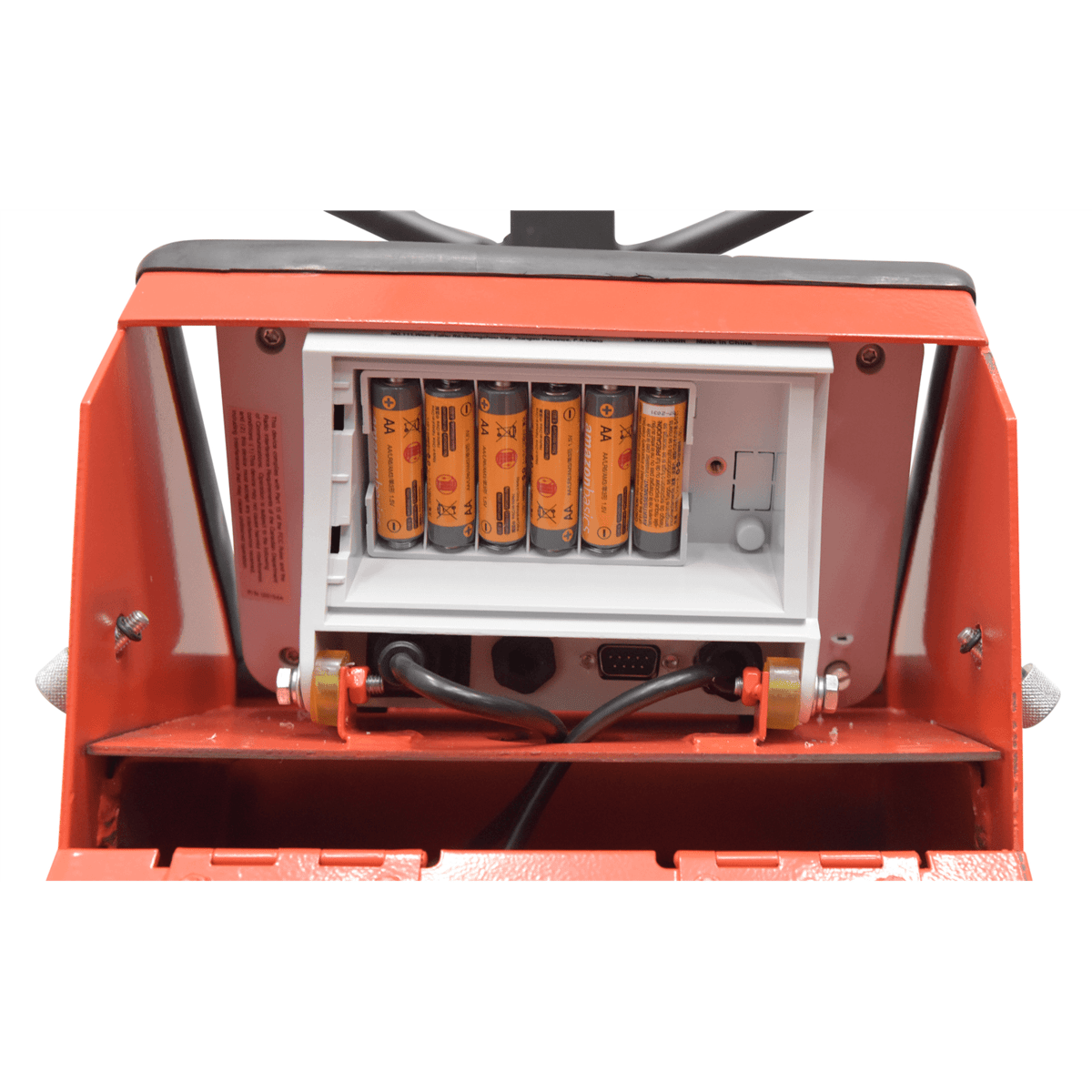 Vestil Steel Low Profile Pallet Truck with Scale 66 In. x 28 In. x 48 In. 5000Lb. Red PM-2748-SCL-LP