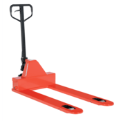 Vestil Steel Low Profile Pallet Truck 64 In. x 27 In. x 48 In. 4000 Lb. Capacity Red PM4-2748-LP