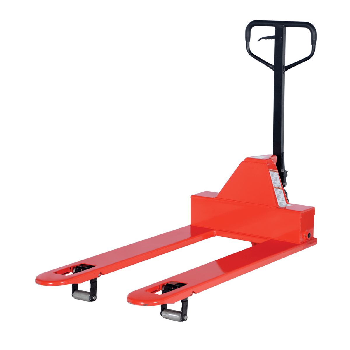 Vestil Steel Low Profile Pallet Truck 64 In. x 27 In. x 48 In. 4000 Lb. Capacity Red PM4-2748-LP