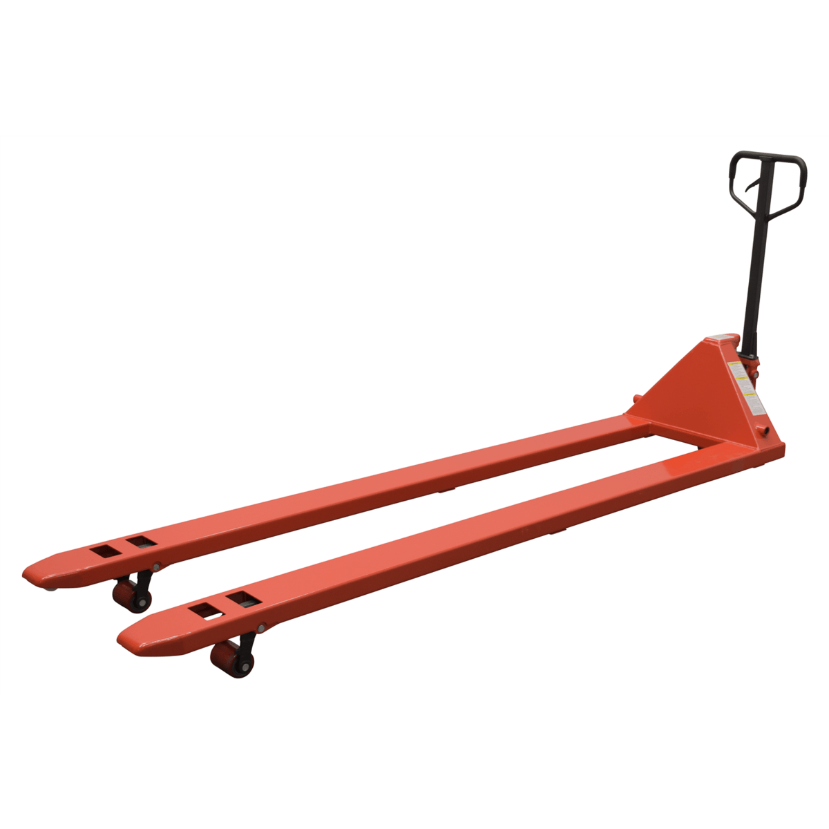 Vestil Steel Full Featured Pallet Truck 112 In. x 27 In. x 48 In. 4000 Lb. Capacity Red PM4-2796