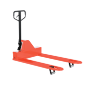 Vestil Steel Low Profile Pallet Truck 63 In. x 33 In. x 48 In. 4000 Lb. Capacity Red PM4-3348-LP