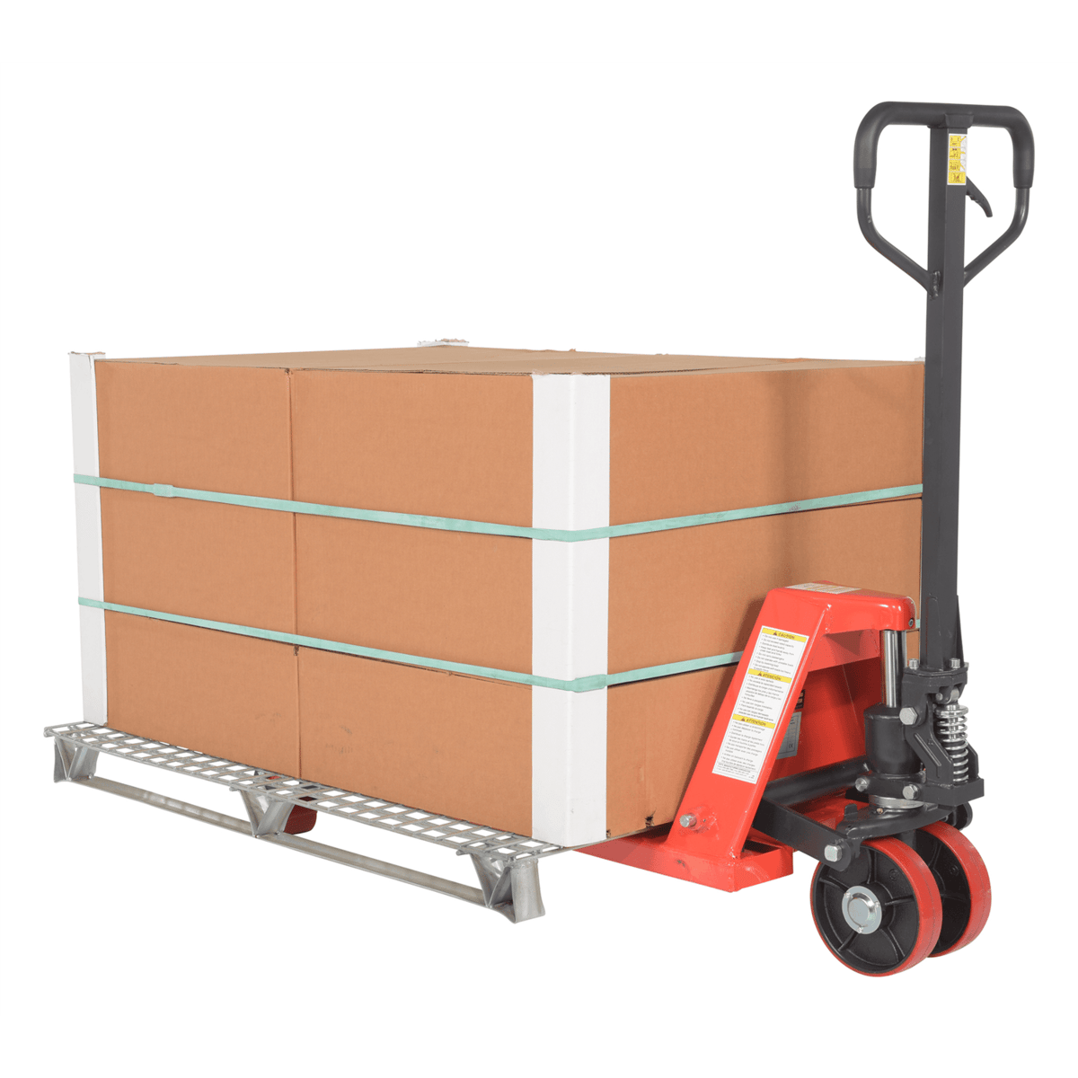 Vestil Steel Full Featured Pallet Truck 61-11/16 In. x 22 In. x 49 In. 5500 Lb. Red PM5-2048