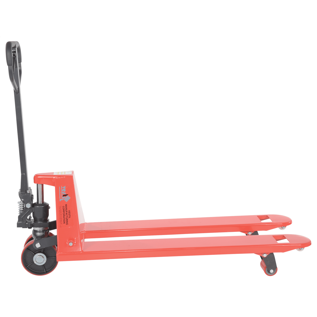 Vestil Steel Full Featured Pallet Truck 61-11/16 In. x 22 In. x 49 In. 5500 Lb. Red PM5-2048