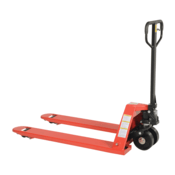 Vestil Steel Pallet Truck with Steel Wheels 61 In. x 27 In. x 48 In. 5500 Lb. Red PM5-2748-S