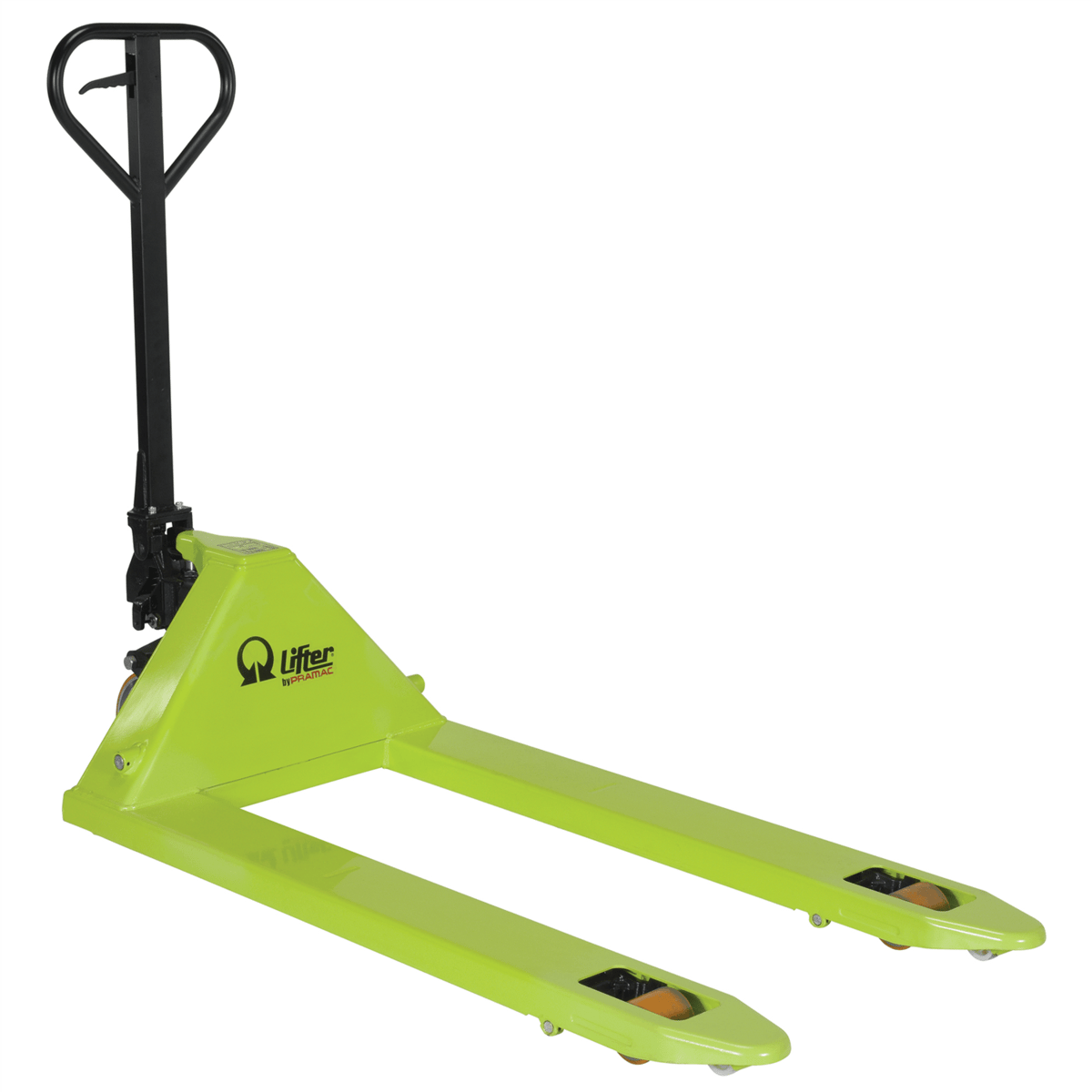 Vestil Steel Pramac Mini Hand Pallet Truck w/PUWheel 72Inx28-11/16Inx56In 5500LbGrn/Blk PMC-PM5-2748