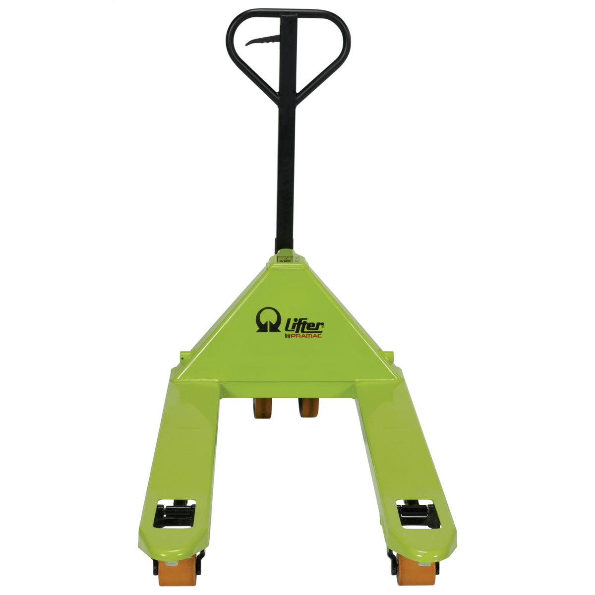 Vestil Steel Pramac Mini Hand Pallet Truck w/PUWheel 72Inx28-11/16Inx56In 5500LbGrn/Blk PMC-PM5-2748