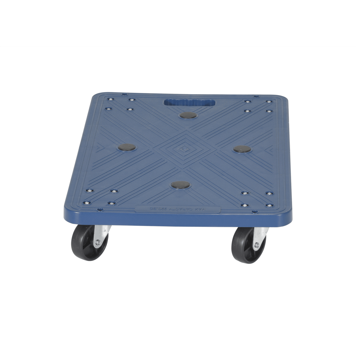 Vestil Polyethylene Dolly 24 In. x 16 In. x 4-7/16 In. 220 Lb. Capacity Blue POS-1624