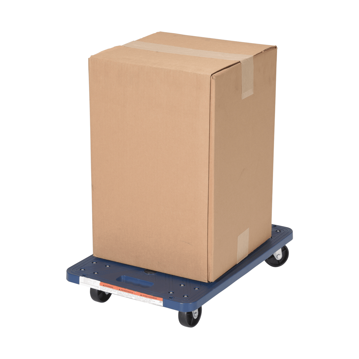 Vestil Polyethylene Dolly 24 In. x 16 In. x 4-7/16 In. 220 Lb. Capacity Blue POS-1624