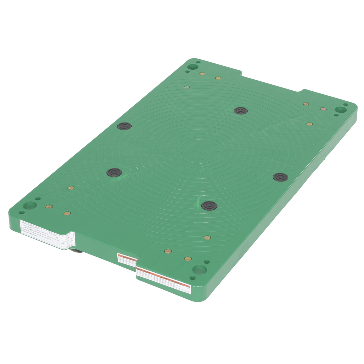 Vestil Polyethylene Dolly 30 In. x 18 In. x 6-5/16 In. 500 Lb. Capacity Green POS-1830