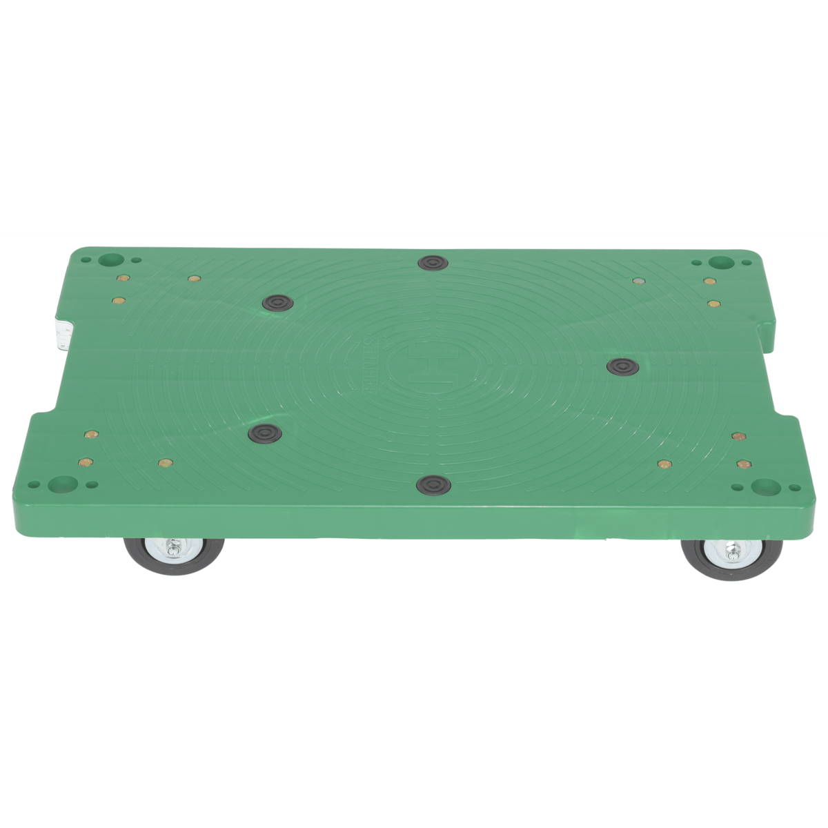 Vestil Polyethylene Dolly 30 In. x 18 In. x 6-5/16 In. 500 Lb. Capacity Green POS-1830