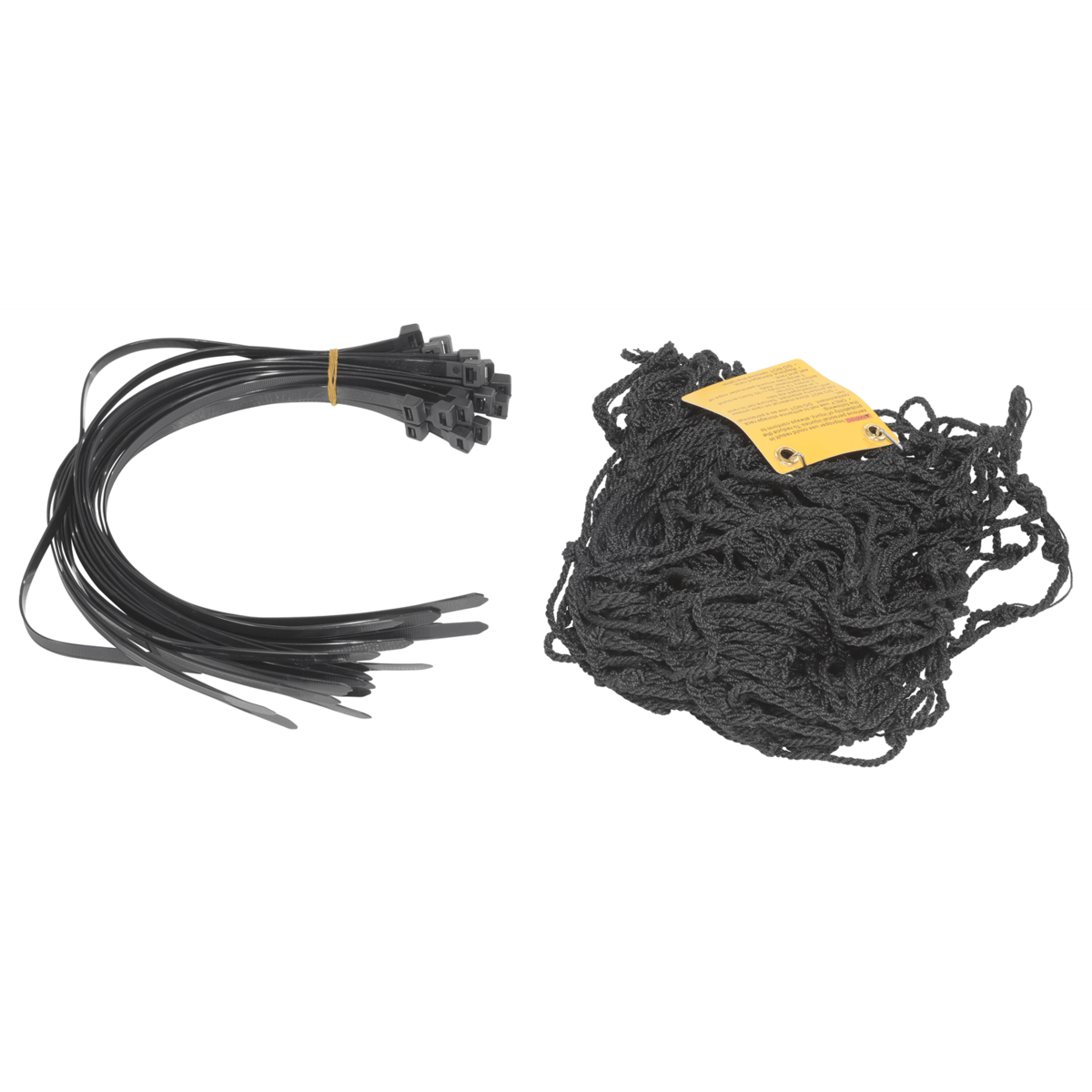 Vestil Nylon Pallet Rack Netting 1 Net 99 In. x 3/16 In. x 48 In. 2500 Lb. Capacity Blk PRN-99-4