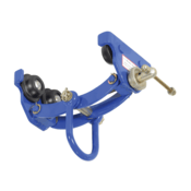 Vestil Steel Quick Install Manual Trolley 6-3/4 In. x 14-1/8 In. x 12 In. 4000 Lb. Blue QIT-4