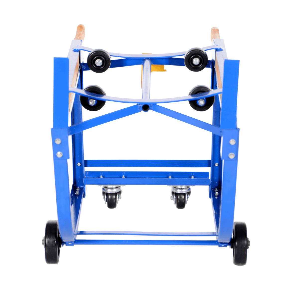Vestil Steel Rotating Drum Cart w/ Wheels 42 In. x 19 In. x 27-1/2 In. 1000 Lb. Blue RDC-1000-5PO