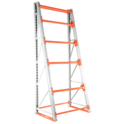 Vestil Steel Reel Rack Starter Kit 36 In x 51-1/4 In x 122-15/16 In 6000 Lb Wht/Orng/Blue RERC-4310