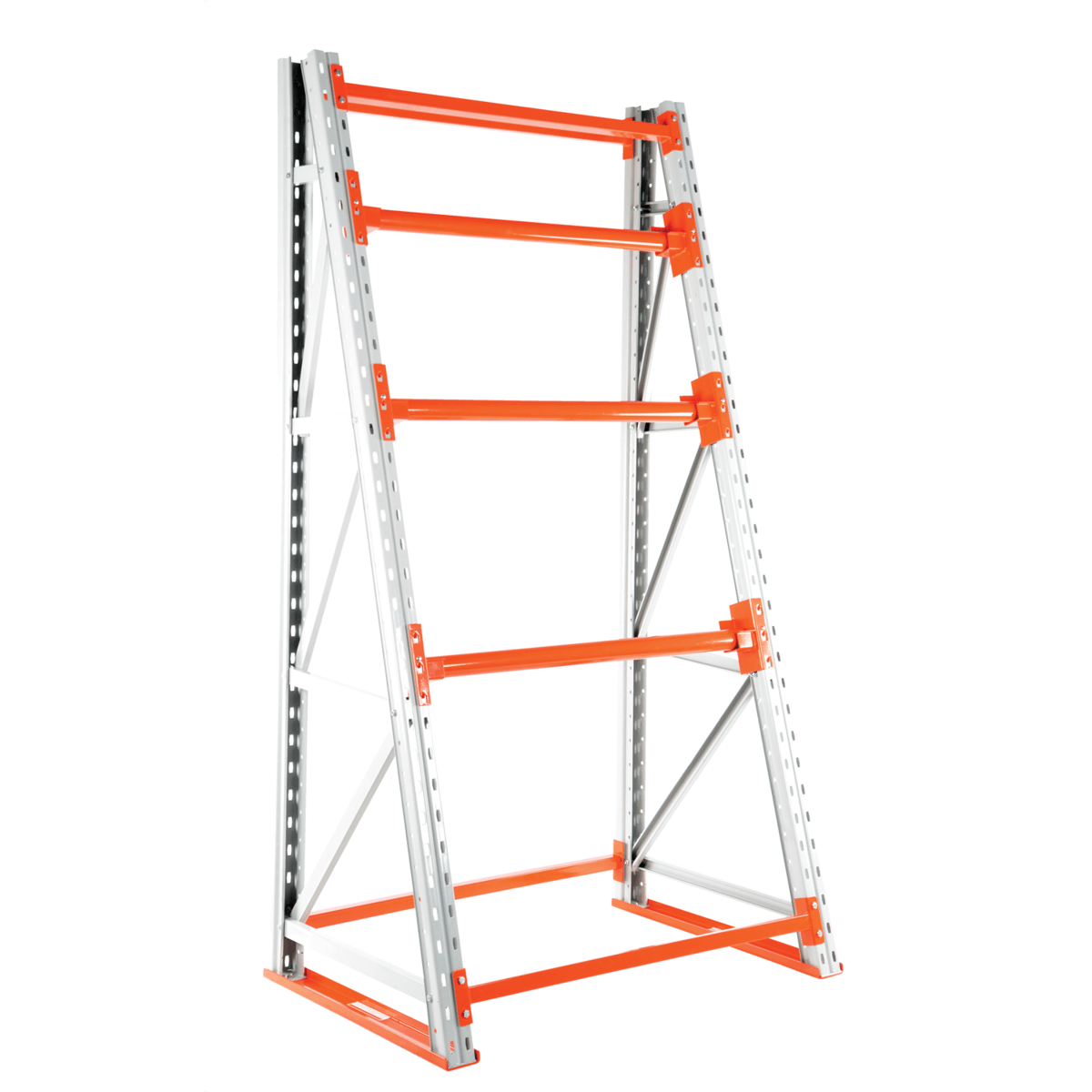Vestil Steel Reel Rack Starter Kit 36 In. x 51-1/4 In. x 98-1/2 In. 6000 Lb. Wht/Orng/Blue RERC-438