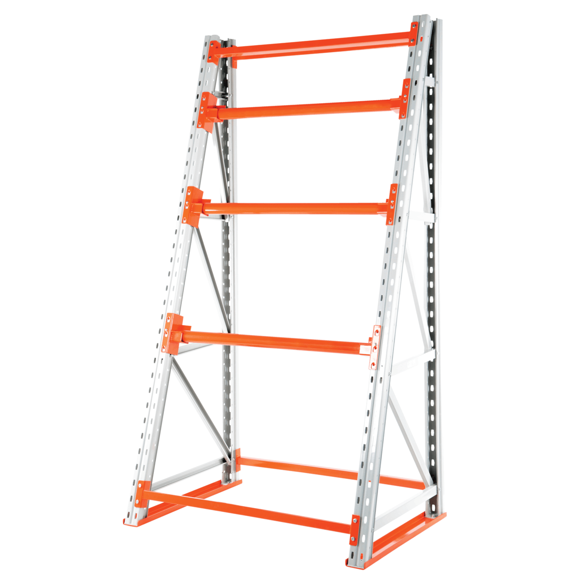 Vestil Steel Reel Rack Starter Kit 36 In. x 51-1/4 In. x 98-1/2 In. 6000 Lb. Wht/Orng/Blue RERC-438