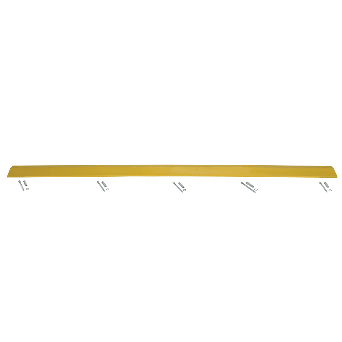 Vestil Plastic Speed Bump Concrete Hardware 106 In. x 10 In. x 2 In. Yellow SB-108