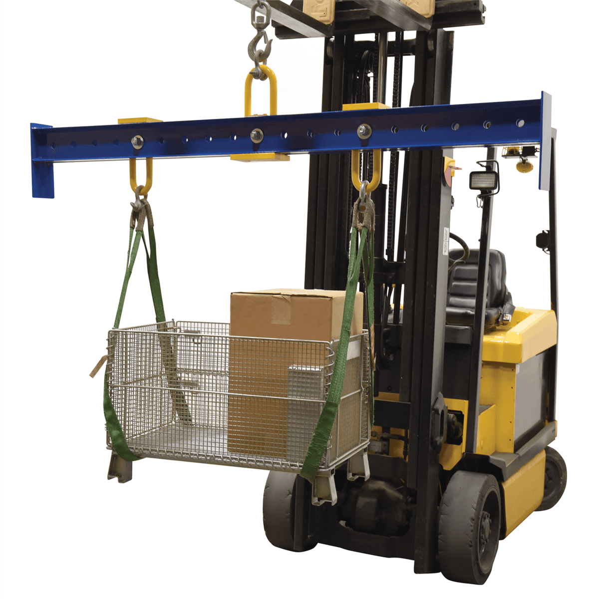 Vestil Steel Adjustable Spreader Beam 78 In. Length 2,500 Lb. Capacity Blue SBM-25