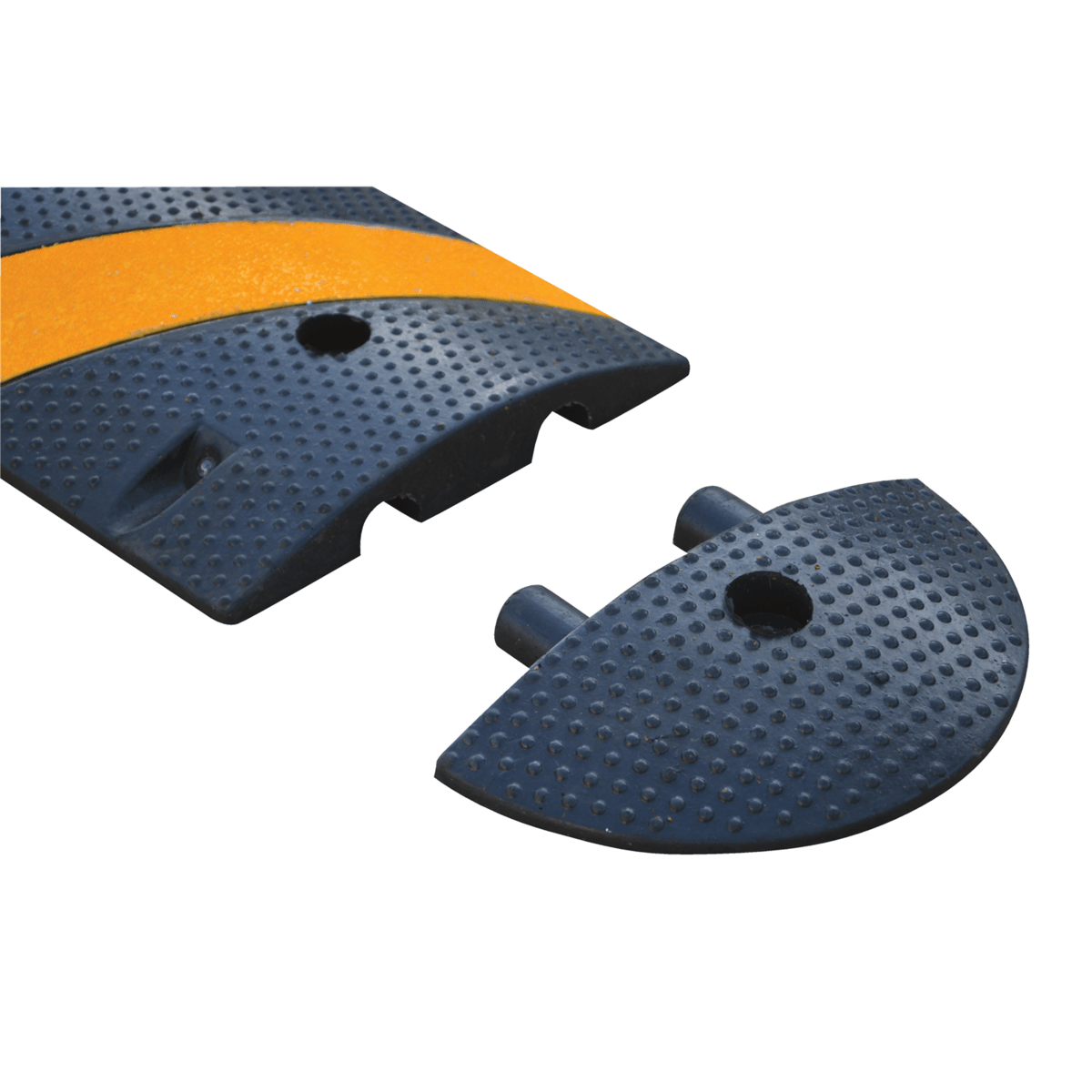 Vestil Rubber Heavy Duty Speed Bump 72 In. Length Asphalt 40,000 Lb. Capacity Black SBRY-72-A