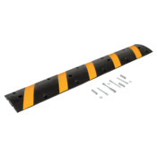Vestil Rubber Heavy Duty Speed Bump 72 In. Length Concrete 40,000 Lb. Capacity Black SBRY-72-C