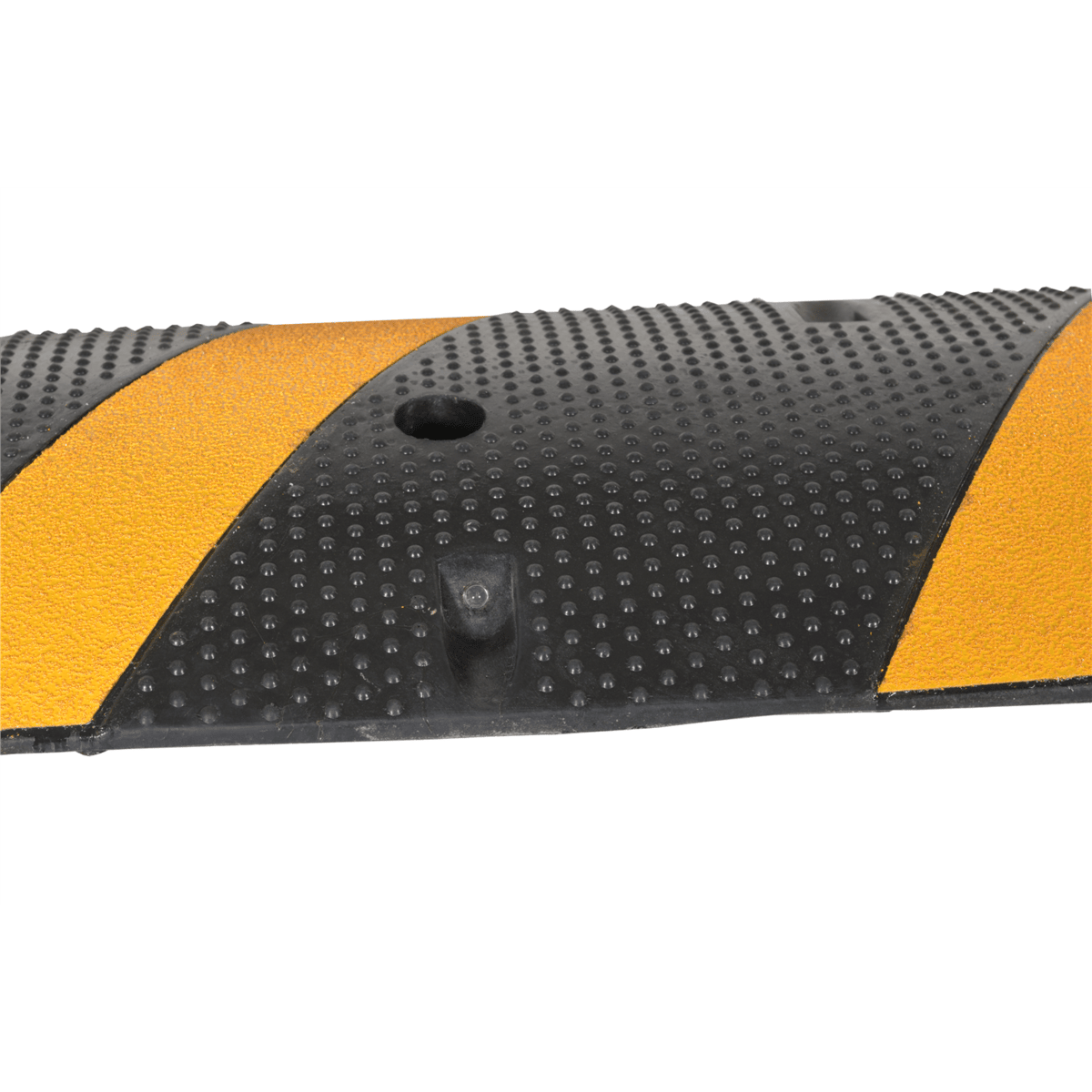 Vestil Rubber Heavy Duty Speed Bump 72 In. Length Concrete 40,000 Lb. Capacity Black SBRY-72-C