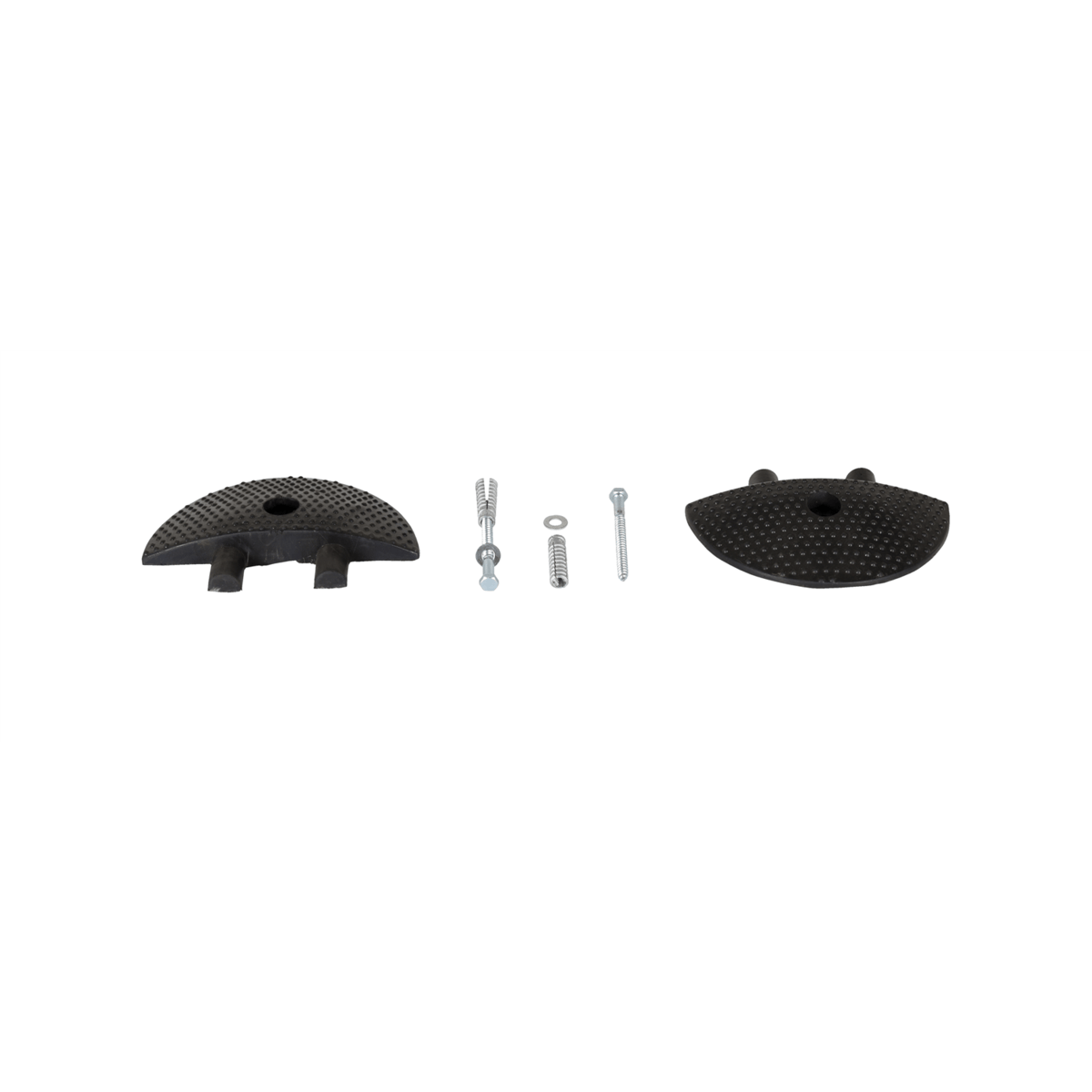 Vestil Rubber Heavy Duty Speed Bump Concrete End Caps Black SBRY-CAP-C