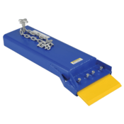 Vestil Steel Fork Truck Floor Scrapper 12 In. Blade Width Blue/Yellow SCRAPE-1
