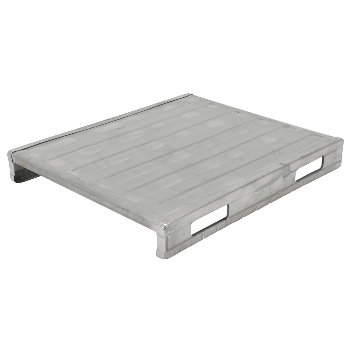 Vestil Galvanized Steel Solid Deck Pallet 39-1/2 In x 47 In x 6-1/2 In 4,000 Lb Floor Gray SDSP-4048