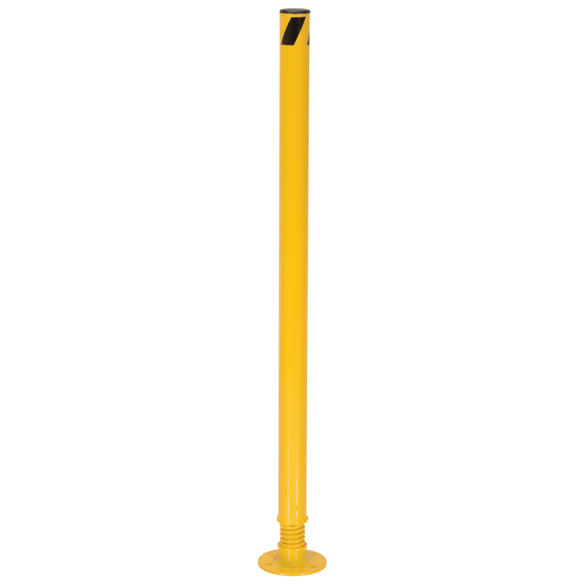 Vestil Steel Spring Loaded Bollard 42 In. Height Yellow SPBOL-42