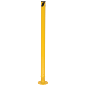 Vestil Steel Spring Loaded Bollard 42 In. Height Yellow SPBOL-42