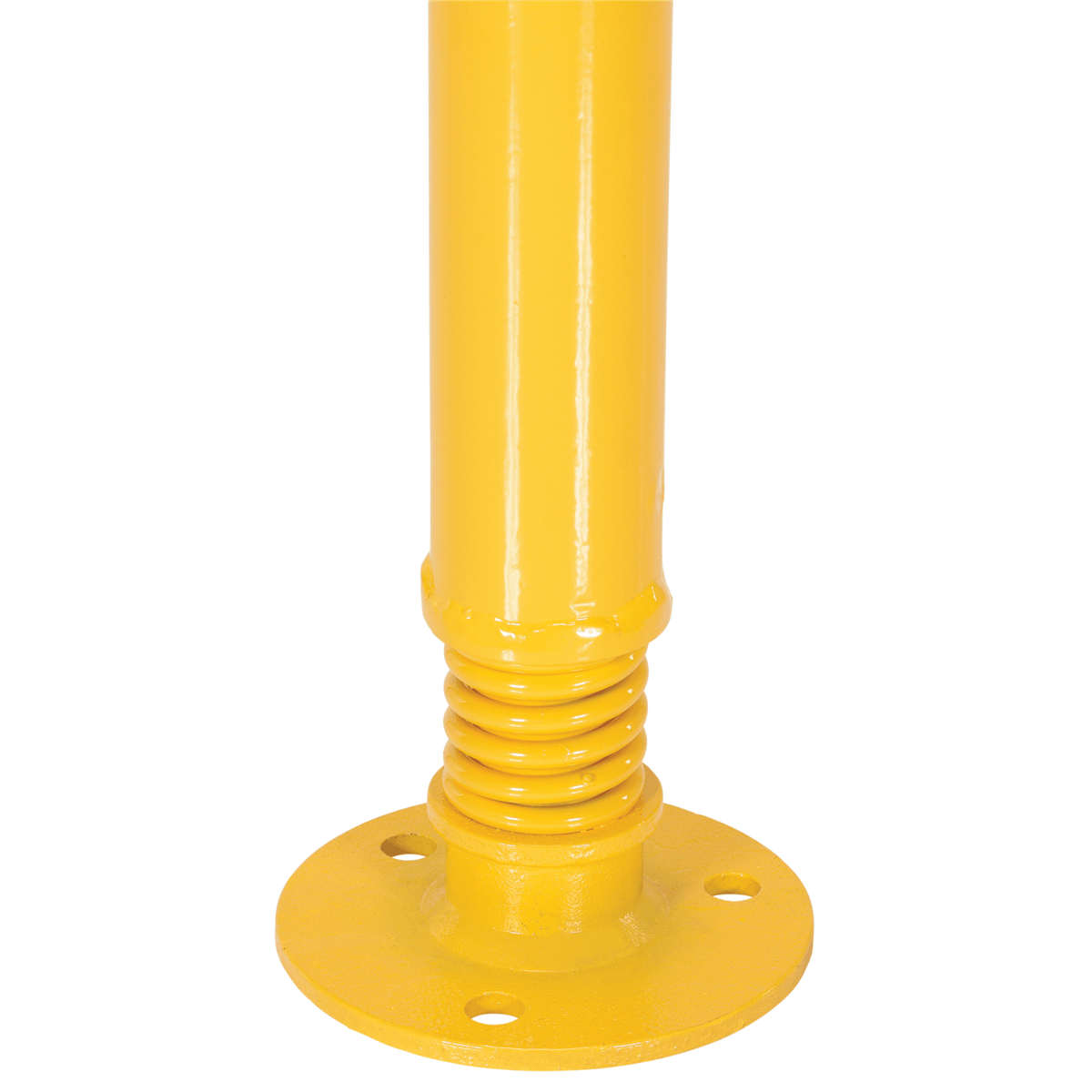 Vestil Steel Spring Loaded Bollard 42 In. Height Yellow SPBOL-42
