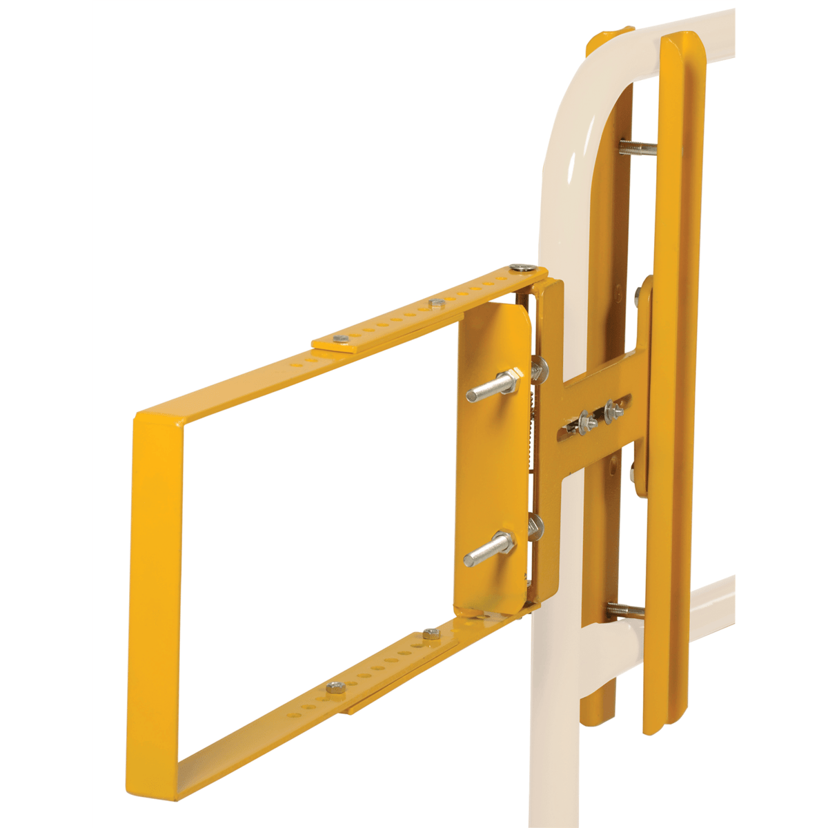 Vestil Steel Self-Closing Gate 24 In. to 40 In. Opening Yellow SPG-40-Y
