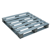 Vestil Galvanized Steel Pallet 36 In. x 36 In. x 4-3/4 In. 8,000 Lb. Floor Capacity Gray SPL-3636