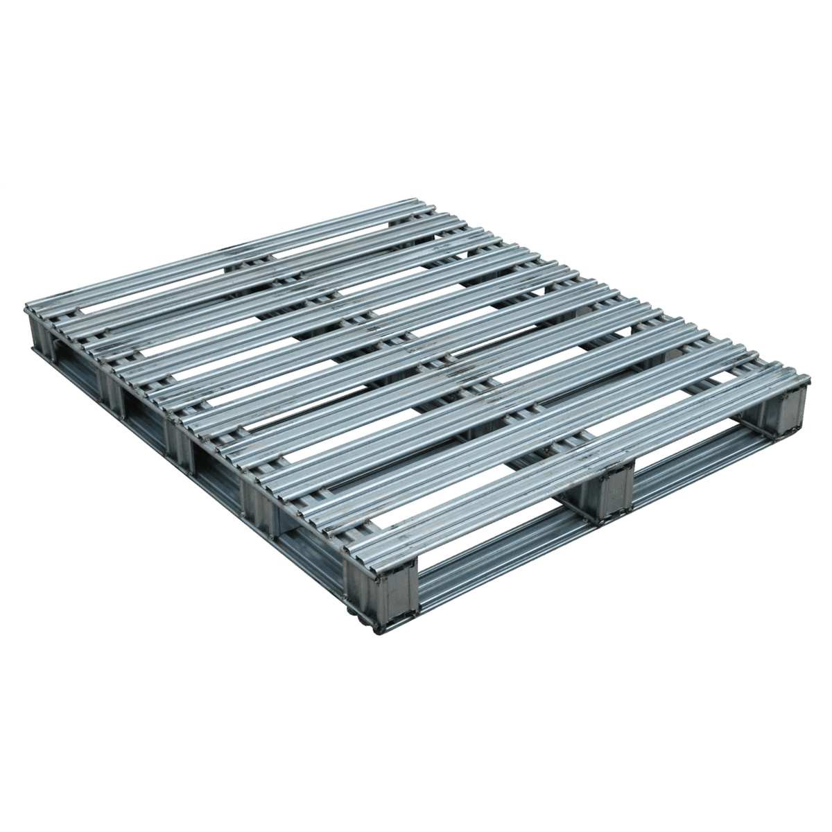 Vestil Galvanized Steel Pallet 48 In. x 40 In. x 4-3/4 In. 8,000 Lb. Floor Capacity Gray SPL-4048