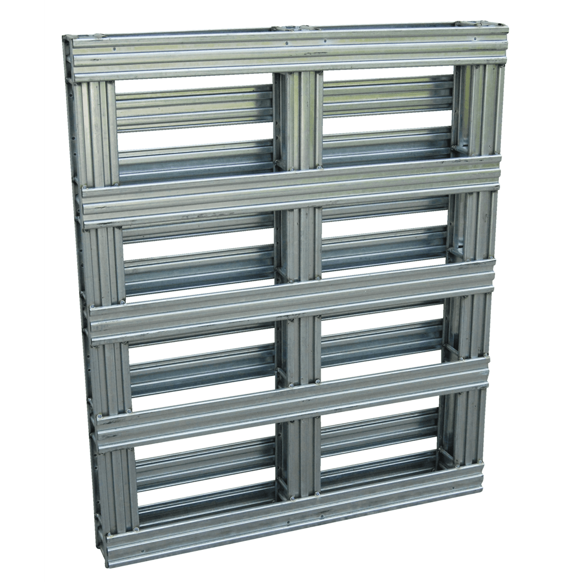Vestil Galvanized Steel Pallet 48 In. x 40 In. x 4-3/4 In. 8,000 Lb. Floor Capacity Gray SPL-4048