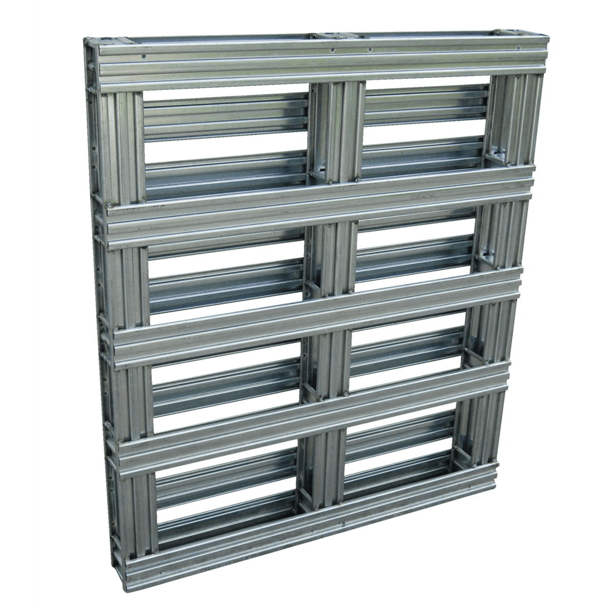Vestil Galvanized Steel Pallet 48 In. x 42 In. x 4-3/4 In. 8,000 Lb. Floor Capacity Gray SPL-4248