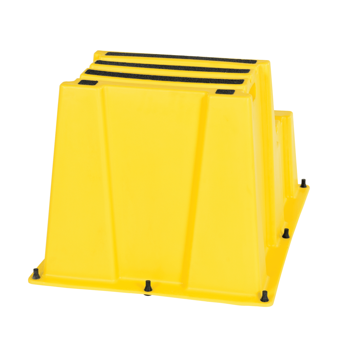 Vestil Polyethylene Nestable 2 Step 500 Lb. Capacity Yellow SPN-2-YL
