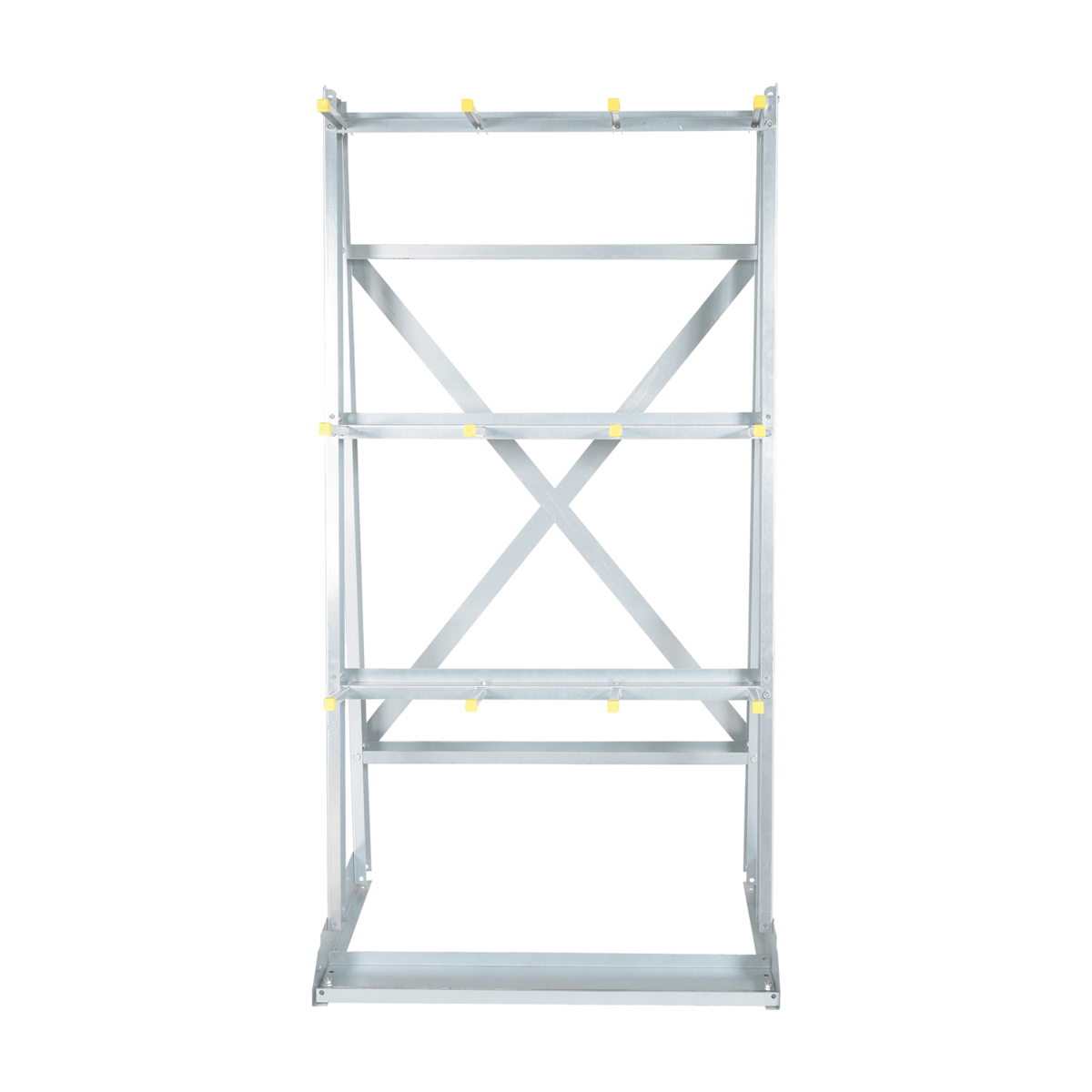 Vestil Steel Vertical Floor Mounted Rack 24 In. x 36 In. x 72 In. 2,000 Lb. Capacity Silver SR-V