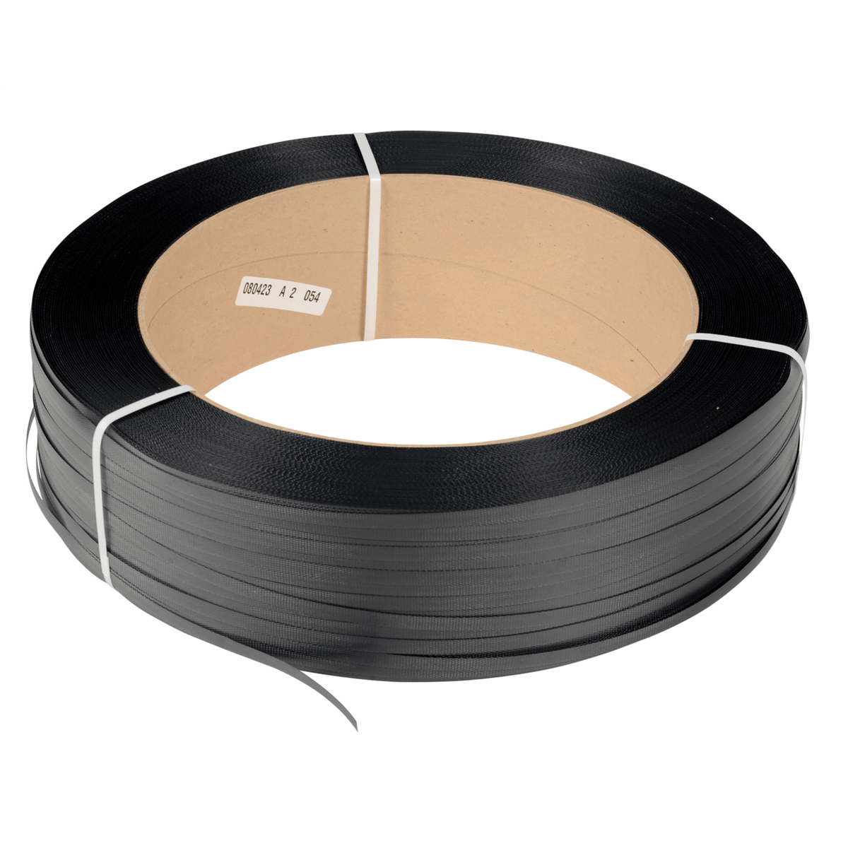 Vestil Polypropylene Strapping 1/2 In. Width 9,000 Ft 16 x 6 In. Core Black ST-12-16X6-BL