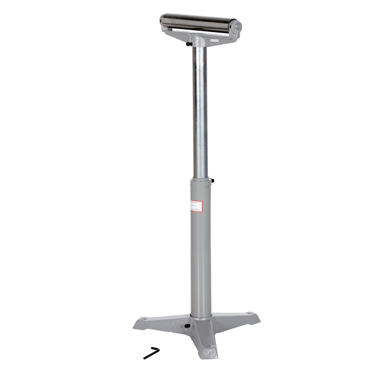 Vestil Steel Horizontal Roller Stand 27 to 42 In. Raised Height 1,760 Lb. Capacity Gray STAND-H-HP