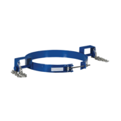 Vestil Carbon Steel Tilting Drum Ring 55 Gallon Drum 1,200 Lb. Capacity Blue TDR-55