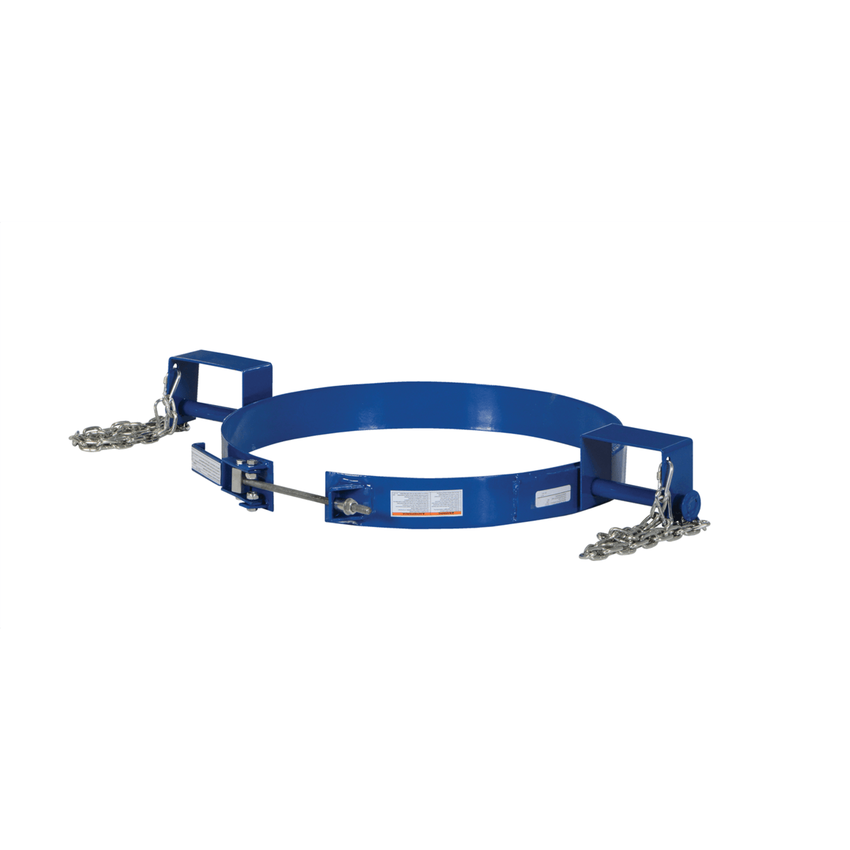 Vestil Carbon Steel Tilting Drum Ring 55 Gallon Drum 1,200 Lb. Capacity Blue TDR-55