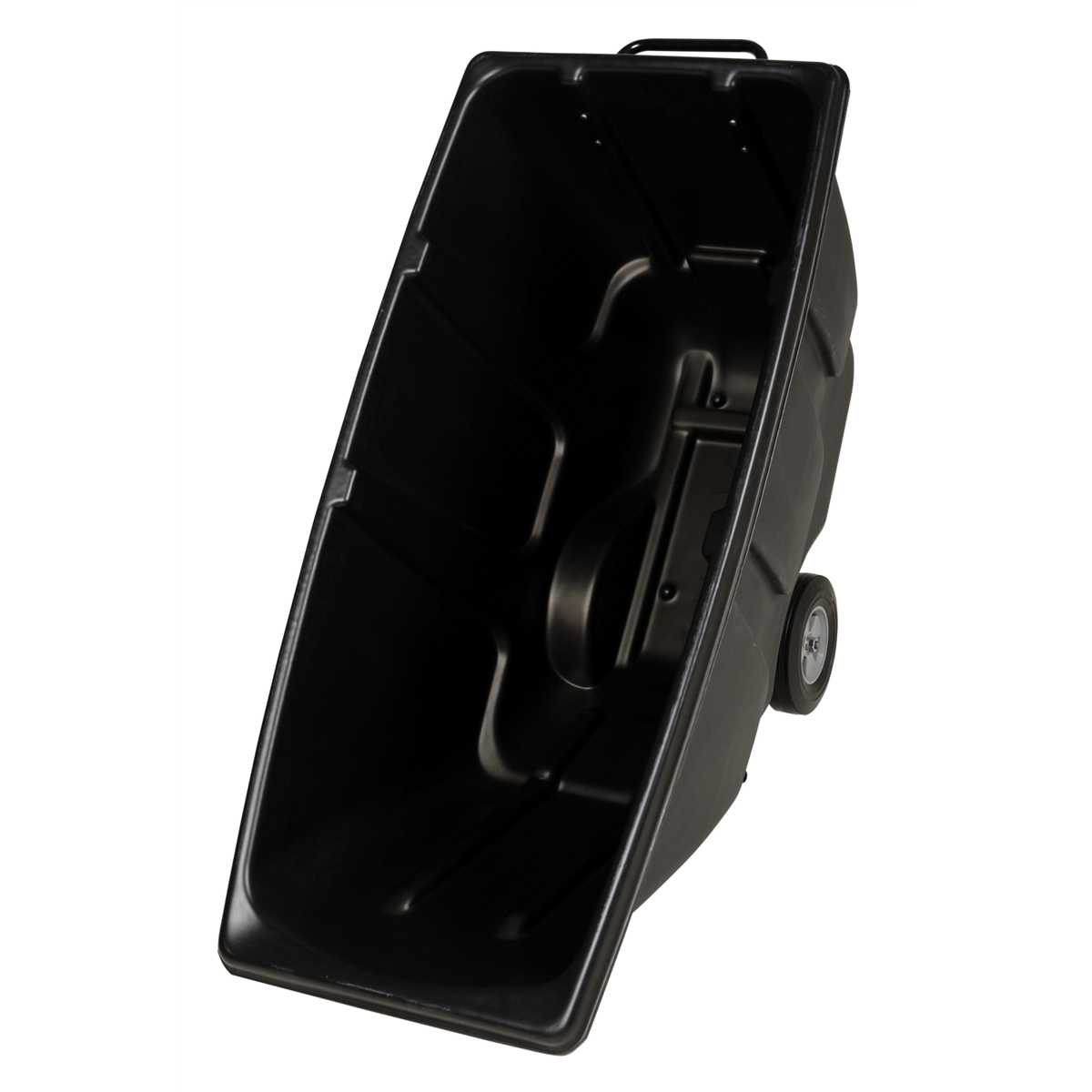 Vestil Plastic Light Duty Tilt Truck 1/2 Cubic Yard 450 Lb. Capacity Black TDT-50-LD-BLACK