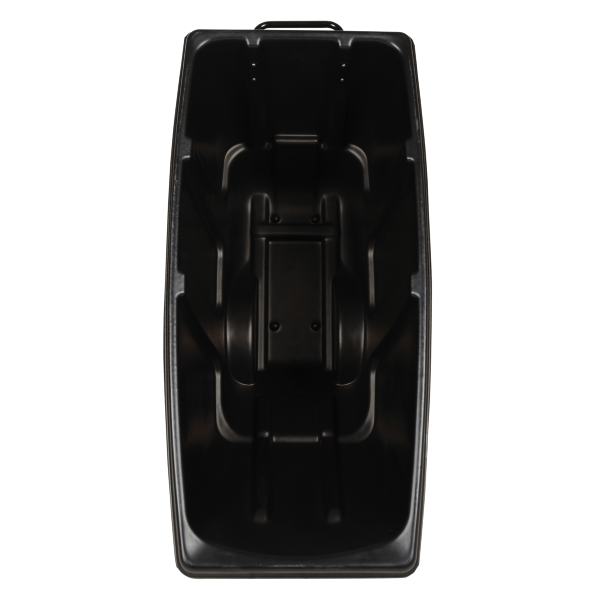 Vestil Plastic Light Duty Tilt Truck 1/2 Cubic Yard 450 Lb. Capacity Black TDT-50-LD-BLACK