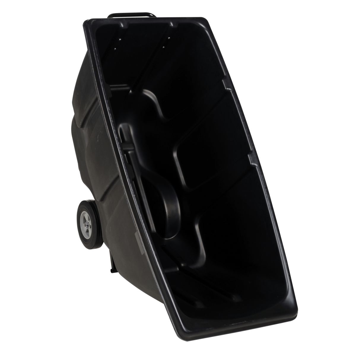 Vestil Plastic Light Duty Tilt Truck 1/2 Cubic Yard 450 Lb. Capacity Black TDT-50-LD-BLACK